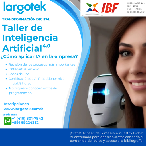 [CAP-ADM-IAEM101] Inscripción a: Cómo aplicar Inteligencia Artificial en la empresa